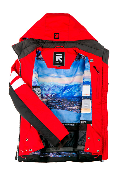 Женская горнолыжная Куртка Running River Красный, 8278134