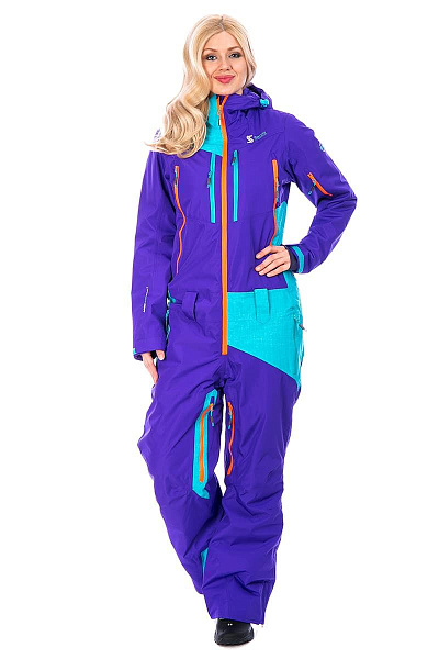 Женский горнолыжный Комбинезон Snow Headquarter Фиолетовый, 838116