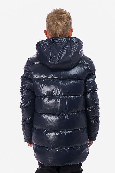 Детский зимний Пуховик WHS Темно-синий, 8783207