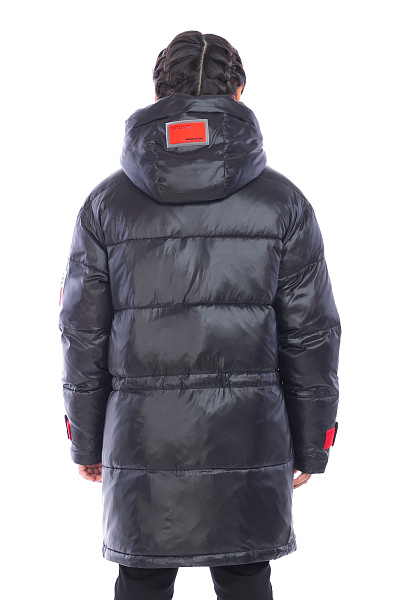 Пуховик WHS Черный, 8783298