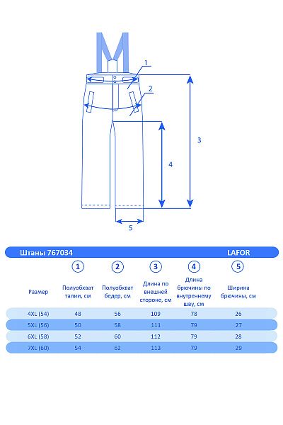Женские горнолыжные Штаны Lafor Темно-синий, 767034