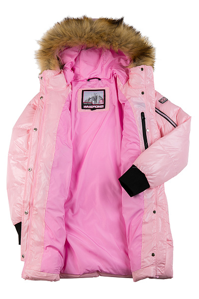 Детский зимний Пуховик WHS Розовый, 8783210