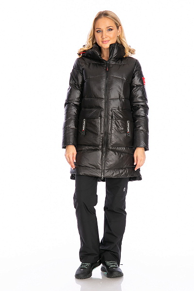 Женский зимний Пуховик Lafor Черный, 767032