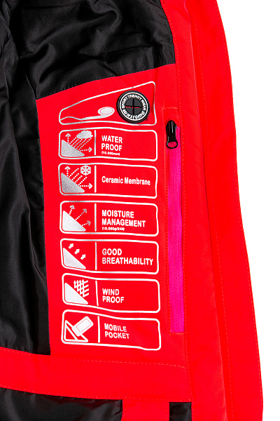 Женская горнолыжная Куртка WHS Коралловый, 8783366