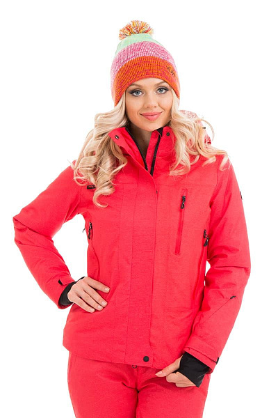 Женская горнолыжная Куртка WHS Коралловый, 878396