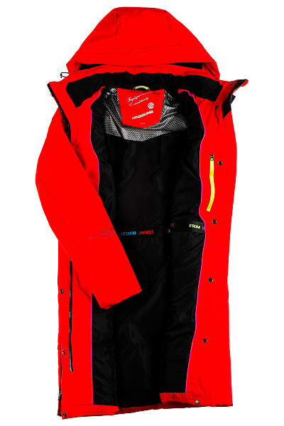 Женский зимний Пуховик WHS Красный, 8783289