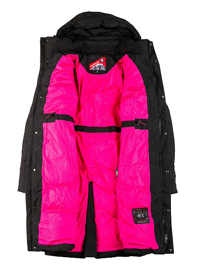 Женский зимний Пуховик WHS Черный, 8783156