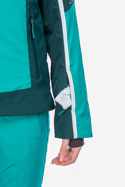 Женская горнолыжная Куртка Running River Зеленый, 827888
