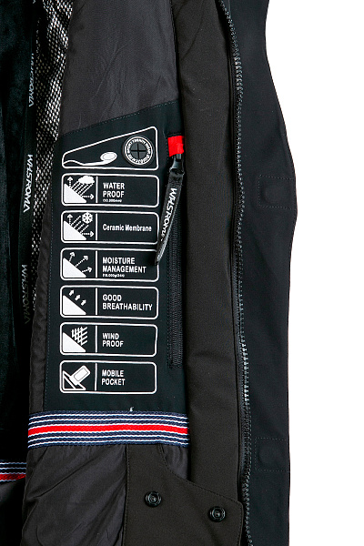 Мужская горнолыжная Куртка WHS Черный, 8783328