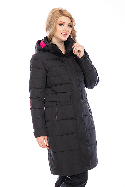 Женский зимний Пуховик Lafor Черный, 76703