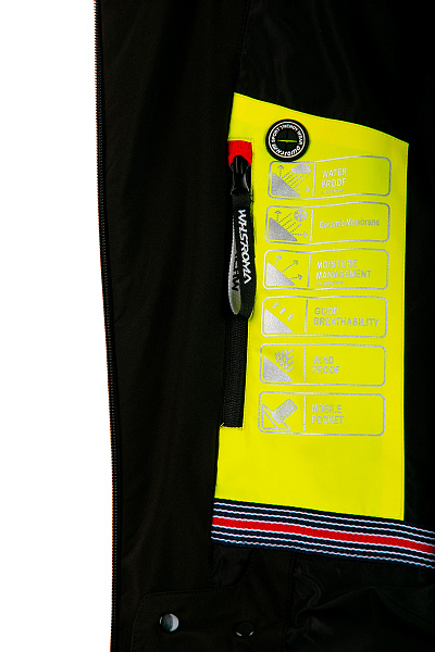 Мужская горнолыжная Куртка WHS Желтый, 8783360