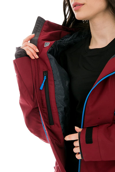 Женский горнолыжный Комбинезон Running River Бордовый, 827818