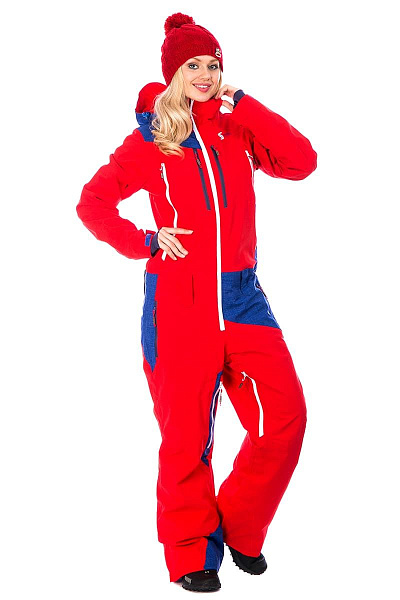 Женский горнолыжный Комбинезон Snow Headquarter Красный, 838116