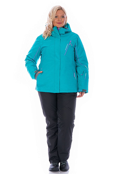 Женский горнолыжный Костюм High Experience Бирюзовый, 6980271K2