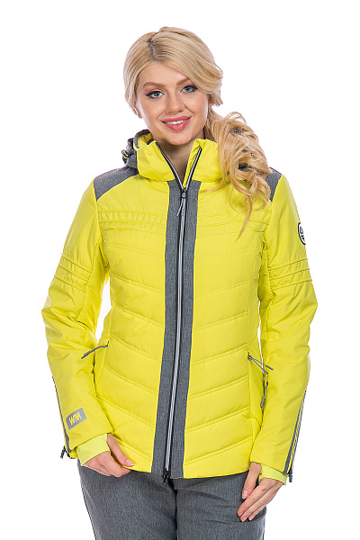 Женская горнолыжная Куртка WHS Желтый, 8783247