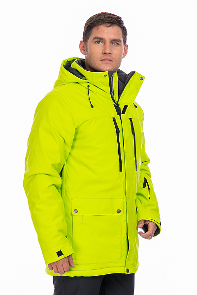 Мужская горнолыжная Куртка Running River Салатовый, 827878