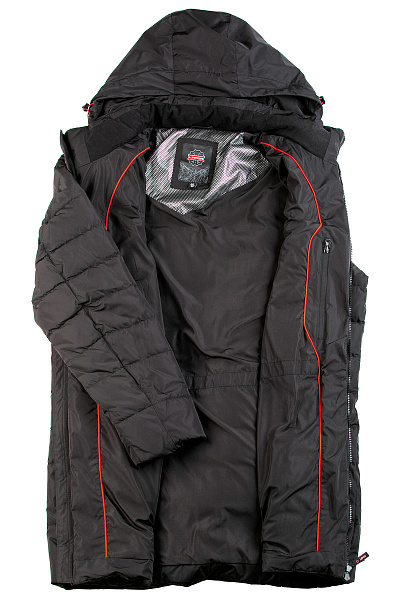 Мужской зимний Пуховик Lafor Черный, 767030