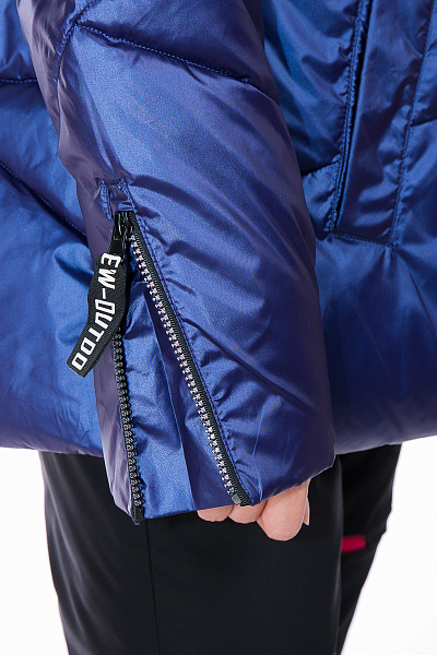 Женский зимний Пуховик WHS Синий, 8783204