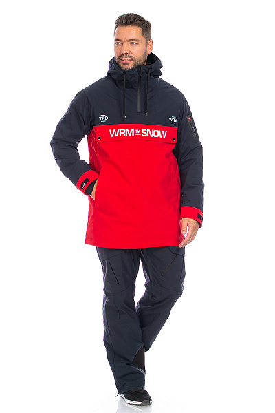 Мужской горнолыжный Анорак WHS Красный, 8783354