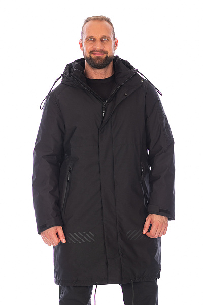 Мужская зимняя Парка Lafor Черный, 767067