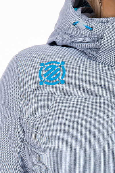 Женский горнолыжный Пуховик WHS Голубой, 8783188