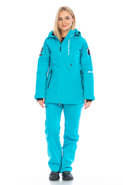 Женская горнолыжная Куртка WHS Бирюзовый, 8783333