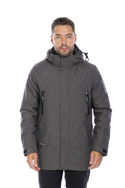 Мужская зимняя Парка WHS Темно-серый, 8783286