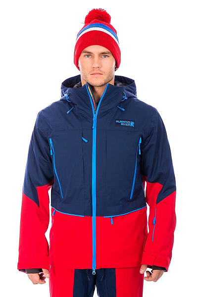 Мужская горнолыжная Куртка Running River Синий, 827833
