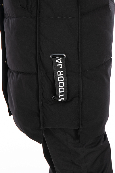 Женский зимний Пуховик WHS Черный, 8783322