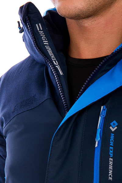 Мужская горнолыжная Куртка High Experience Синий, 6980274