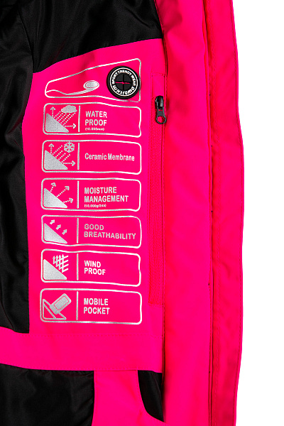 Женская горнолыжная Куртка WHS Малиновый, 8783361