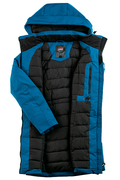 Женская зимняя Парка Lafor Серо-синий, 767039