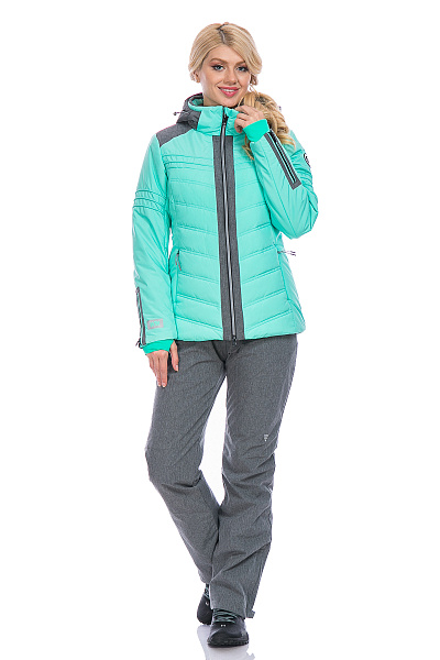 Женская горнолыжная Куртка WHS Мятный, 8783247