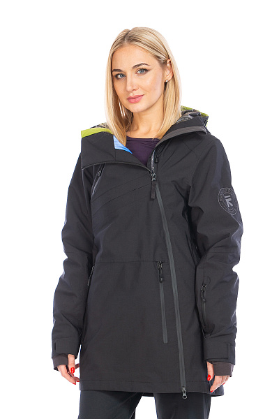 Женская горнолыжная Куртка Running River Черный, 8278126