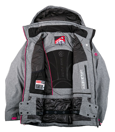 Женская горнолыжная Куртка WHS Серый, 8783165