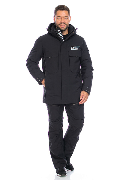 Мужская зимняя Парка WHS Черный, 8783355