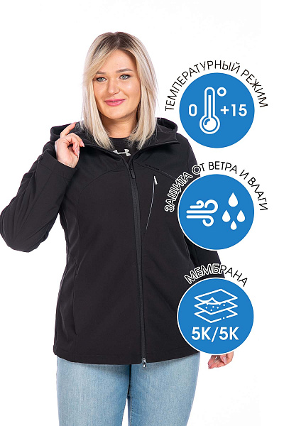 Куртка WHS Черный, 8783439