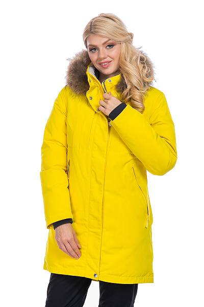 Женская зимняя Парка Running River Желтый, 827884