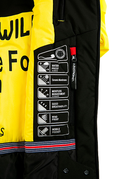 Мужская горнолыжная Куртка WHS Желтый, 8783318