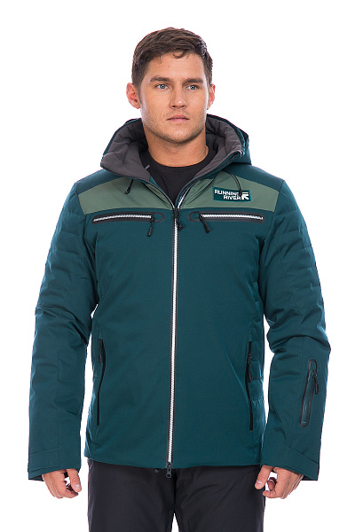Мужская горнолыжная Куртка Running River Зеленый, 827883