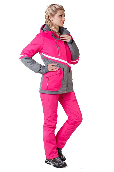 Женский горнолыжный Костюм High Experience Малиновый, 6980158K2