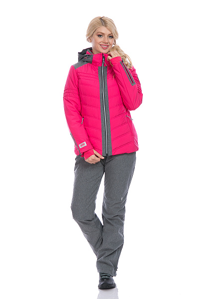 Женская горнолыжная Куртка WHS Малиновый, 8783247