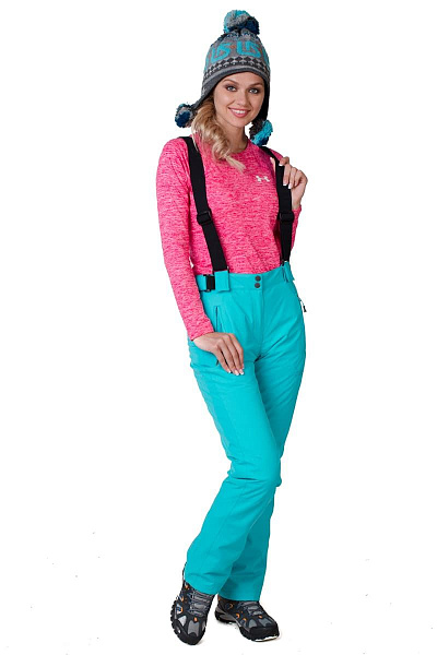 Женские горнолыжные Штаны High Experience Голубой, 6980156