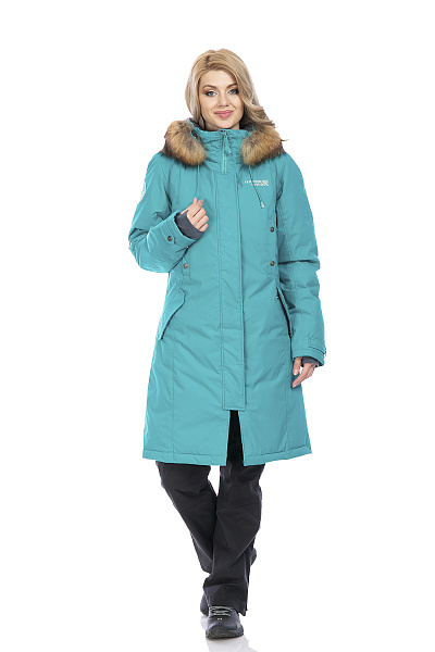 Женская зимняя Парка Running River Бирюзовый, 8278112