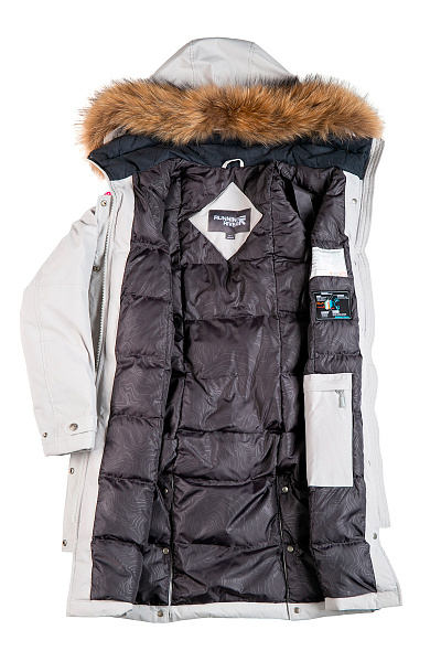 Женская зимняя Парка Running River Серый, 8278112