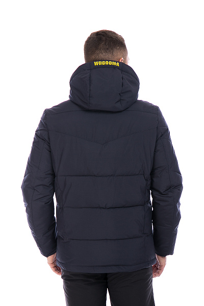 Мужской зимний Пуховик WHS Темно-синий, 8783184