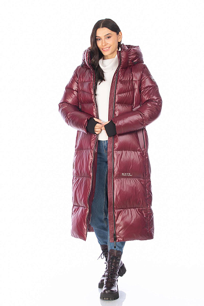Пуховик FREE COVER Бордовый, 70673