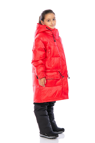 Детский зимний Пуховик WHS Красный, 8783298