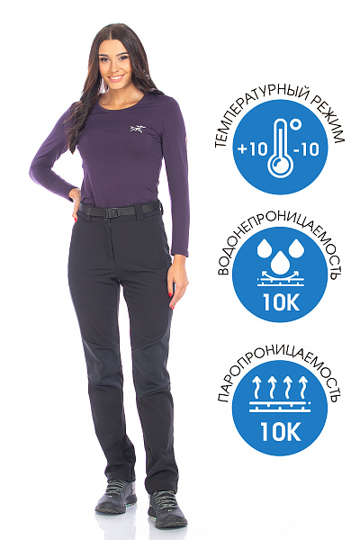 Штаны WHS Черный, 8783455