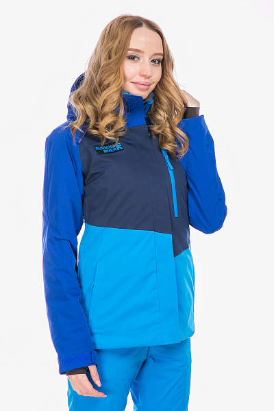 Женская горнолыжная Куртка Running River Голубой, 827889